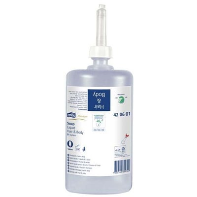 Tork Premium Liquid Soap Hair & Body 1ltr