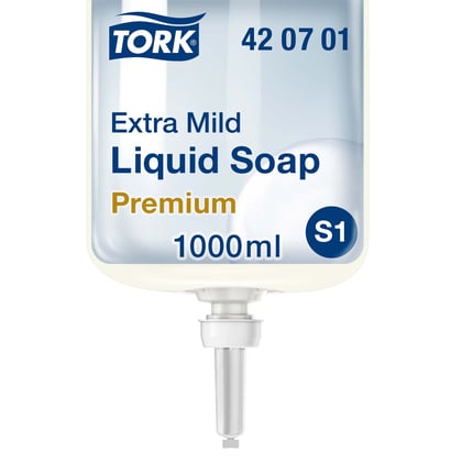 Tork Premium Liquid Soap extra mild ongeparfumeerd 1ltr