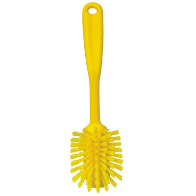 Vikan kleine afwasborstel zacht geel
