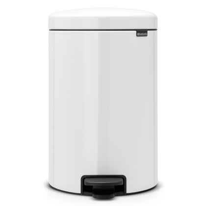 Brabantia pedaalemmer 20ltr wit metalen binnenemmer