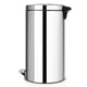 Brabantia pedaalemmer 45ltr brilliant steel Motion Control