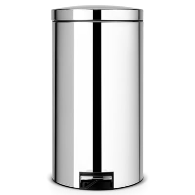 Brabantia pedaalemmer 45ltr brilliant steel Motion Control