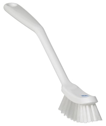 Vikan smalle afwasborstel polyester hygiënisch wit