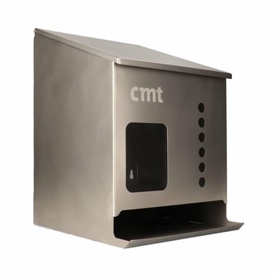 CMT wandhouder RVS tbv bezoekerjas-coverall