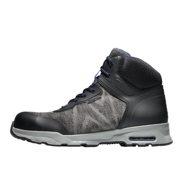 Emma New York S1P ESD veiligheidsschoen hoog grijs zwart maat 35