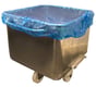 Hoes voor normwagen 72,5x84x25cm 22my blauw 10st 