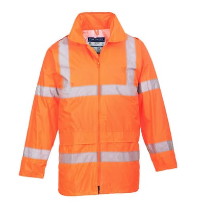 Portwest Hi-Vis regenjas  oranje maat XS