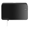 C2W duo toiletrolhouder coreless zwart QL bruikleen