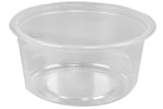 Rond bakje + deksel PP 250ml 101mm transparant 250st