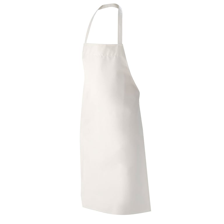 Dolfing werkschort P5 Klippedrift wit met nekband 70x110cm