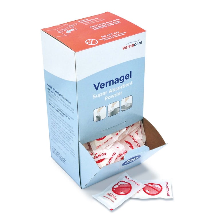 Vernacare vernagel absorptiekorrels