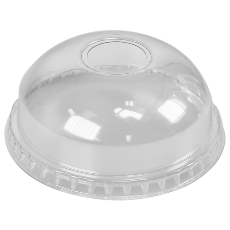 Bolle deksel met gat PET 800st