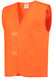Tricorp Workwear veiligheidsvest zonder striping oranje maat XS/S