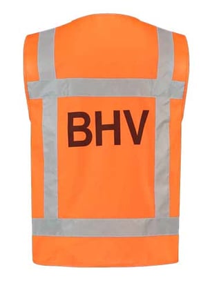 Tricorp veiligheidsvest RWS met BHV logo oranje maat XS/S