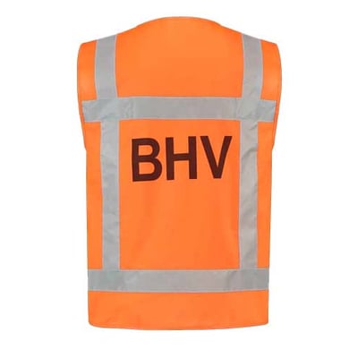 Tricorp Workwear veiligheidsvest RWS met BHV logo oranje maat XS/S