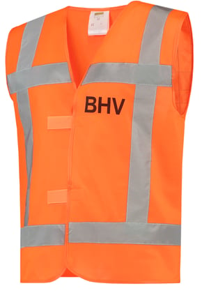 Tricorp veiligheidsvest RWS met BHV logo oranje maat XS/S