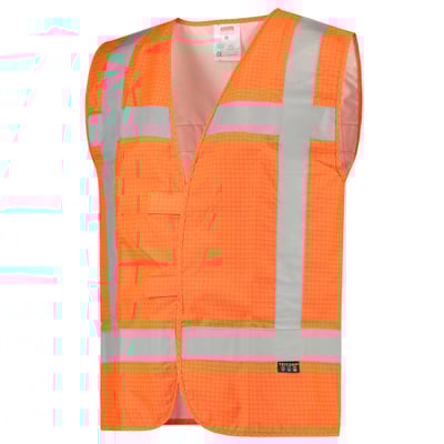 Tricorp Workwear veiligheidsvest RWS  vlamvertragend oranje maat XS/S