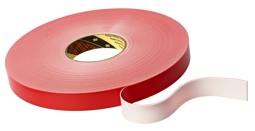 3M VHB schuimtape 4613 dubbelzijdig acrylaat tape wit 25mmx33mtr dikte 1,1mm