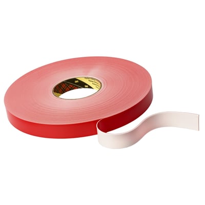 3M VHB schuimtape 4613 dubbelzijdig acrylaat tape wit 25mmx33mtr dikte 1,1mm