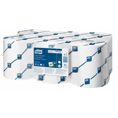 Tork handdoekrol H12 advanced voor elektronische dispenser 2-lgs 19,5 cm 6x1 rollen wit