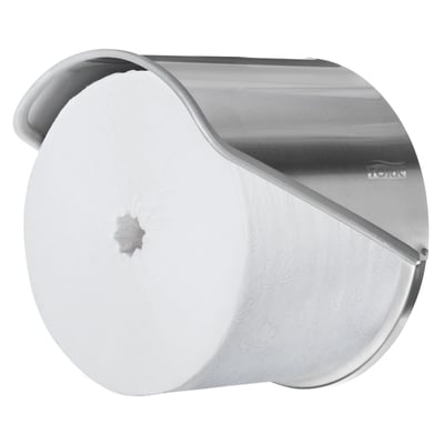 Tork T7 toiletpapierdispenser voor 1 compactrol RVS hulsloos mid-size toiletpapier