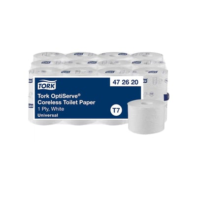 Tork OptiServe® Hulsloos Toiletpapier 1-lgs 1250 vel 24 rol