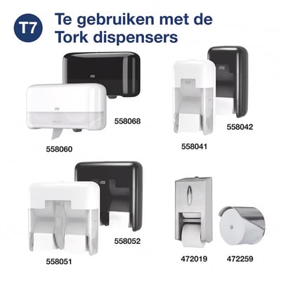 Tork OptiServe toiletpapier advanced 2lgs wit 24 rol