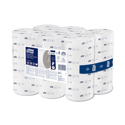 Tork Optiserve extra zacht hulsloos toiletpapier wit 18 rol 3-lgs