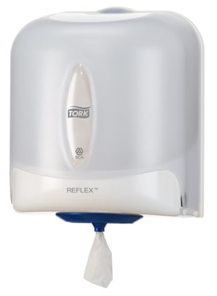 Tork Reflex centerfeed poetspapier dispenser kunststof wit