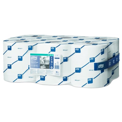 Tork Reflex wiping centerfeed poetspapier 1lgs wit 6 rol a 300mtr