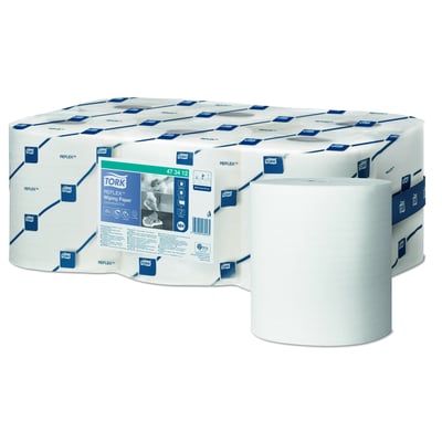 Tork Reflex wiping centerfeed poetspapier 1lgs wit 6 rol a 113,9mtr