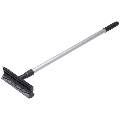 Vikan transport raamwisser met spons  telescopische steel 710mm zwart
