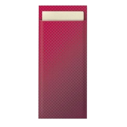 Tork bestekzakjes met 2-laags servet 100st bordeauxrood