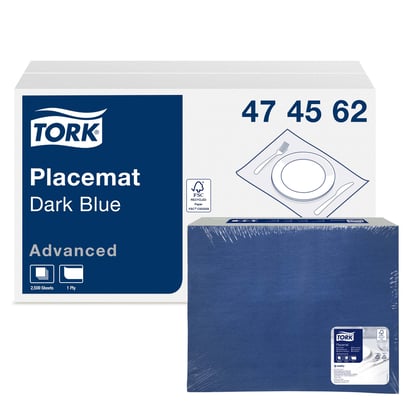 Tork placemat midnight blue 1-lgs 30x42cm 500st