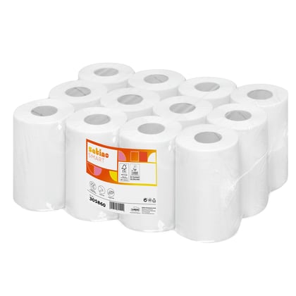 Satino Smart poetspapier 1-lgs 20cmx20mtr 12 rollen
