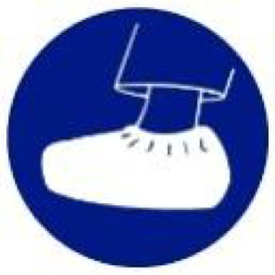 Sticker schoenovertrek diameter 200mm 