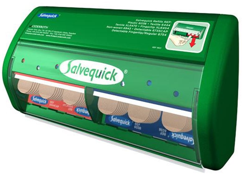 Salvequick pleisterdispenser gevuld