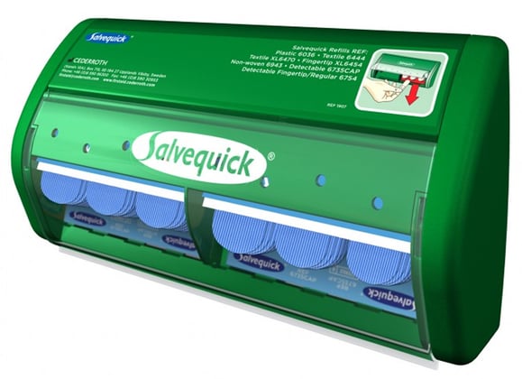 Salvequick pleisterdispenser detecteerbare pleisters gevuld