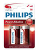 Philips Powerlife batterij C R14 1.5V 2 stuks