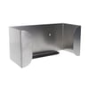 CaluGloves RVS wandhouder voor 1 dispenser 253x112x125mm