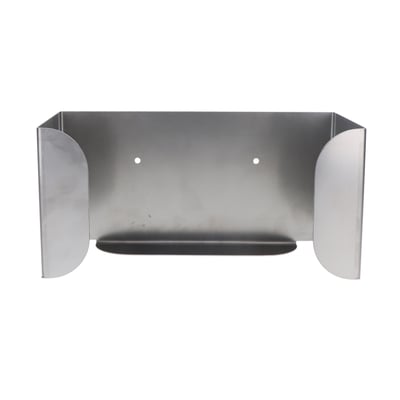 CaluGloves RVS wandhouder voor 1 dispenser 253x112x125mm