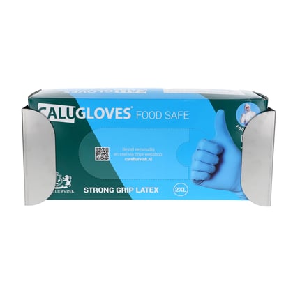 CaluGloves RVS wandhouder voor 1 dispenser 312x120x125mm