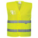 Portwest high visibility veiligheidsvest half mesh geel maat S/M 