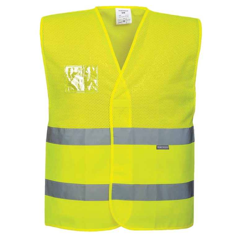 Portwest high visibility veiligheidsvest half mesh