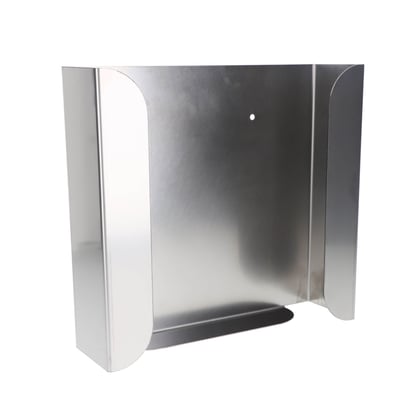 CaluGloves RVS wandhouder voor 2 dispensers 253x71x200mm