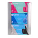 CaluGloves RVS wandhouder voor 3 dispensers 253x71x355mm