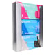 CaluGloves RVS wandhouder voor 3 dispensers 253x71x355mm