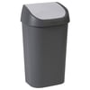 Curver afvalbak Swing 50ltr zwart