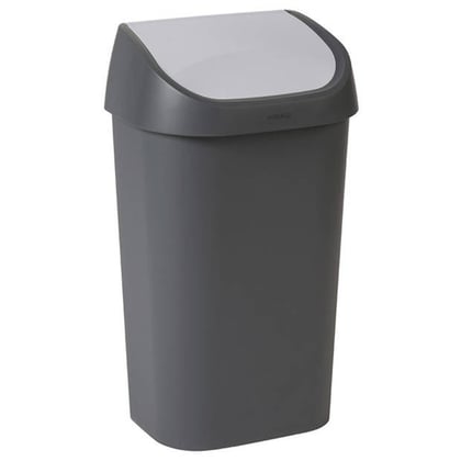 Curver afvalbak Swing 50ltr zwart