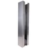 CaluGuard RVS wandhouder voor stootpetten 310x240x1500mm